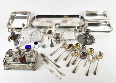 Lot 5 - A collection of 19th century and later silver...