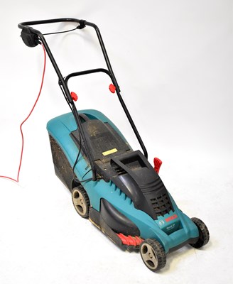 Lot 139 - BOSCH; a Rotak 34C electric lawnmower, a...