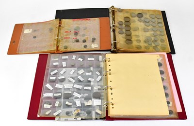 Lot 811 - Three albums containing mixed UK, World and...