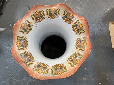 Lot 1212 - A large 20th century Oriental floor vase, with...