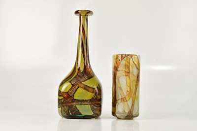 Lot 120 - MDINA; a large art glass bottle vase, with...