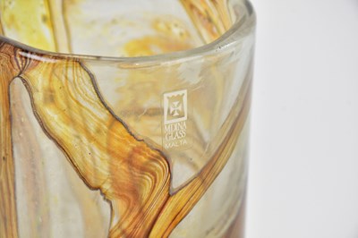 Lot 120 - MDINA; a large art glass bottle vase, with...