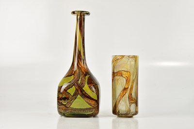 Lot 120 - MDINA; a large art glass bottle vase, with...