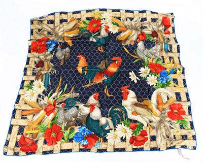 Lot 805 - MANTERO VIII; a 100% silk multi-coloured scarf...