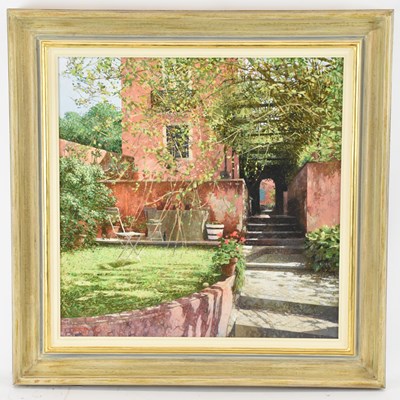 Lot 223 - KEITH DUNKLEY (British, born 1942); oil on...