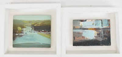 Lot 281 - ROBIN LEONARD (born 1960); a pair of oils on...