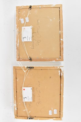 Lot 281 - ROBIN LEONARD (born 1960); a pair of oils on...