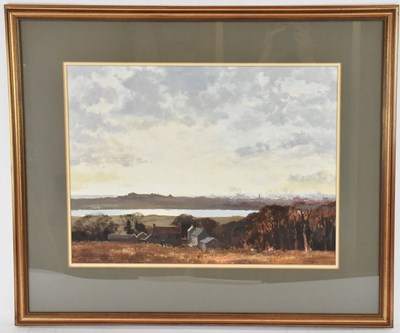 Lot 253 - ROY PERRY (1935-1993); oil on board, rural...