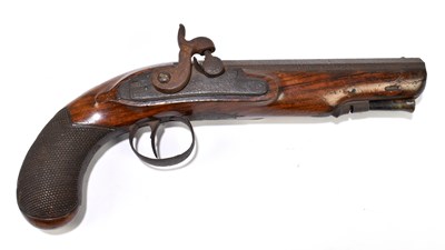 Lot 198 - A 19th century percussion cap pistol