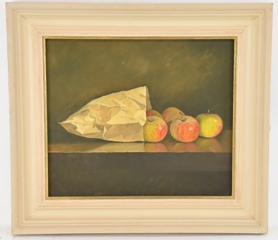 Lot 162 - IAN PARKER (born 1955); oil on board, still...