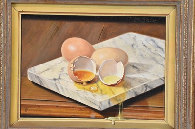 Lot 204 - WILLIAM CALLADINE (born 1944); oil on board,...