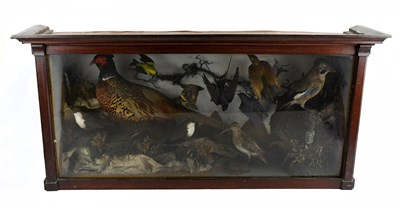 Lot 174 - A large late Victorian taxidermy bird group,...