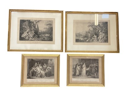 Lot 267 - A pair of 19th century engravings, 'Le Niel'...