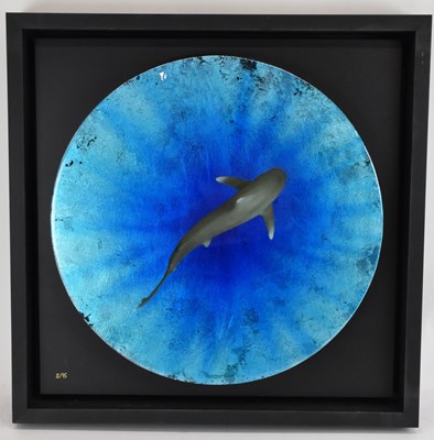 Lot 232 - NICK ONEILL; a glazed limited edition circular...