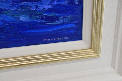Lot 196 - JAMES PRESTON; oil on canvas, 'Blue (Med)',...