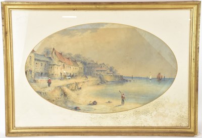 Lot 218 - WILLIAM H. WALLACE; a 19th century oval...