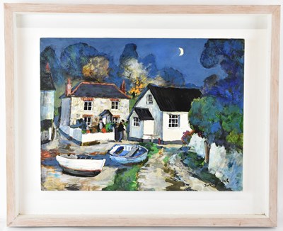 Lot 188 - JEREMY KING (1933-2020); oil on board, 'Coombe...