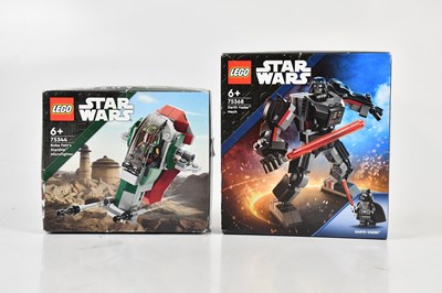 Lot 28 - LEGO; two Lego Stars Wars sets, to include a...