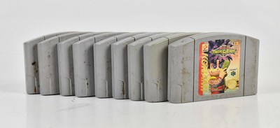 Lot 124 - NINTENDO; a collection of nine Nintendo 64...