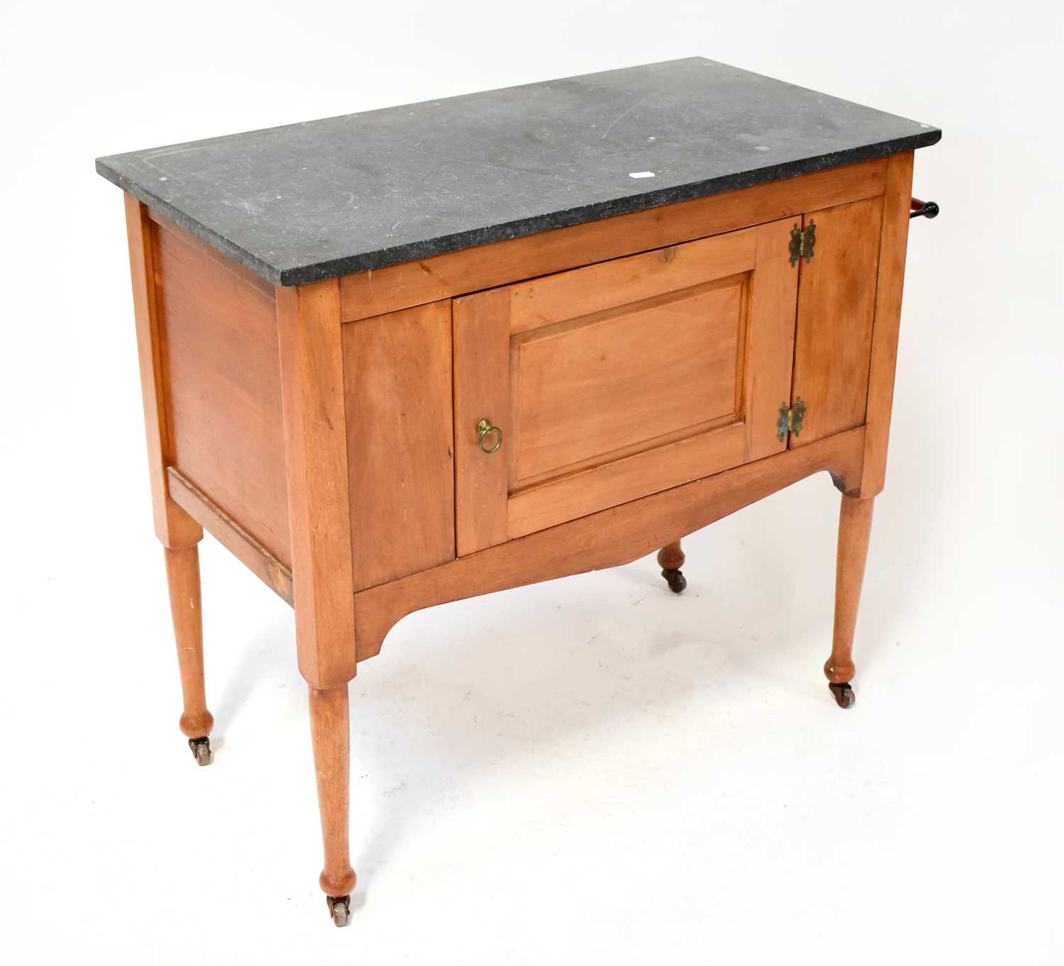 Lot 13 - An early 20th century pine marble top...