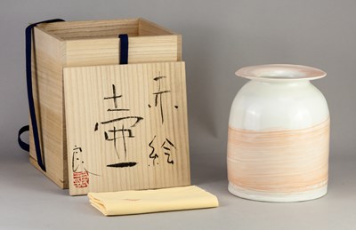 Lot 685 - RYOJI KOIE (1938-2020); a porcelain vessel...