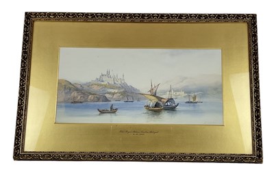 Lot 319 - EDWIN ST JOHN; a 19th century watercolour,...