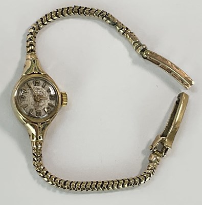 Lot 659 - ROTARY; a lady's 9ct yellow gold wristwatch...