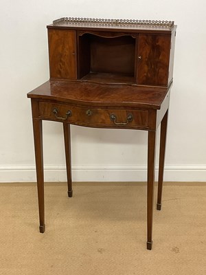 Lot 837 - An early 20th century mahogany and line inlaid...