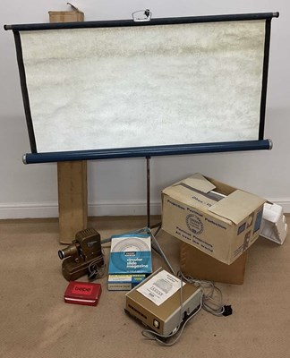 Lot 34 - Two vintage Gnome projectors together with a...