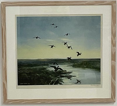 Lot 349 - PETER SCOTT; a signed limited edition coloured...