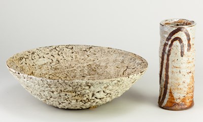 Lot 11 - AKI MORIUCHI (born 1947); a stoneware bowl...