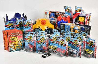 Lot 130 - TRANSFORMERS; a collection of  toys, models,...