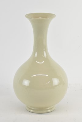 Lot 758 - A Korean celadon glazed baluster form vase,...