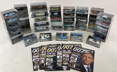 Lot 102 - Fortyseven 007 model cars and seven 007...