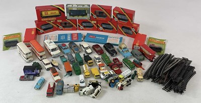 Lot 122 - A quantity of playworn diecast vehicles,...