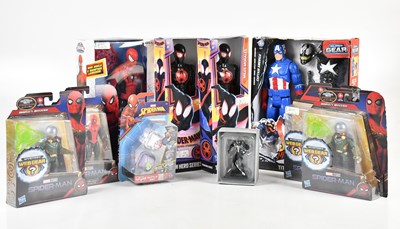 Lot 135 - SPIDER-MAN; a collection of figures, including...