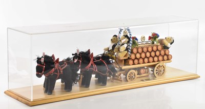 Lot 120 - STEIFF; a Bierwagem-Gespann beer wagon, No...