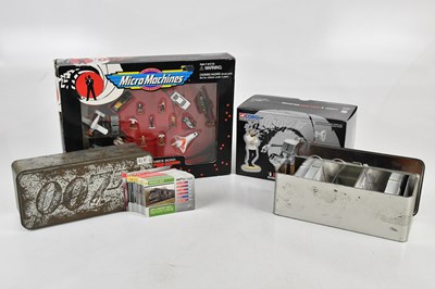 Lot 72 - JAMES BOND; a collection of toys and cards...