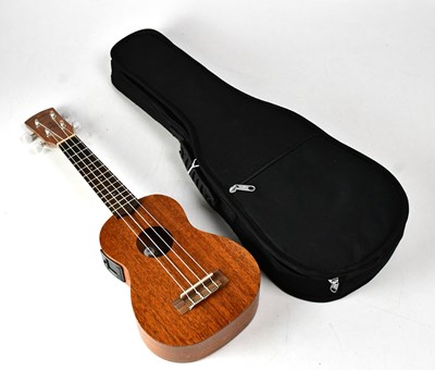 Lot 762 - A Laka VUS50 ukulele, length 54cm, with...