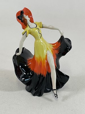 Lot 227 - LORNA BAILEY; an Art Deco style lady figure...