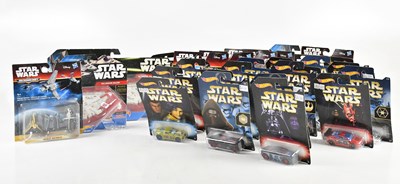 Lot 8 - STAR WARS; a collection of Star Wars vehicles...