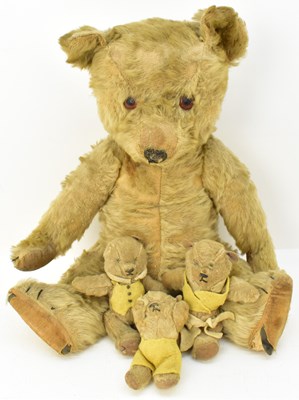 Lot 560 - A Chad Valley style pre-1950s teddy bear, with...