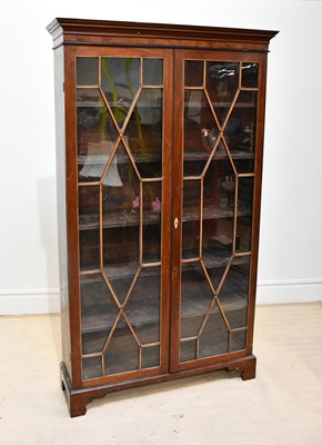 Lot 149 - A large 19th century mahogany freestanding...