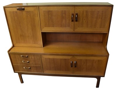 Lot 39B - A mid-century teak sideboard, width approx 160cm.