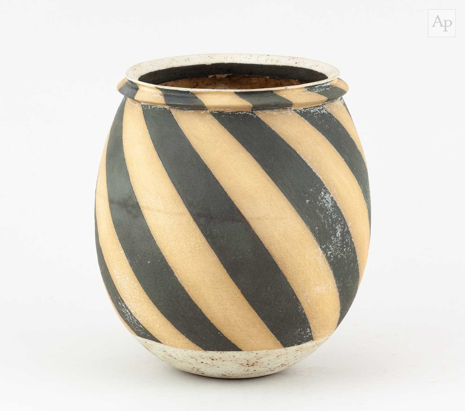 Lot 187 - ELIZABETH FRITSCH (born 1940); an ovoid...
