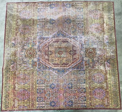 Lot 701 - A Turkish Unique Loom cotton and polyester rug,...