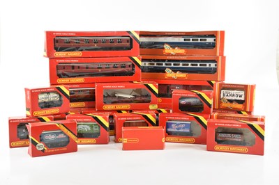 Lot 1034 - HORNBY; a collection of OO gauge tenders and...