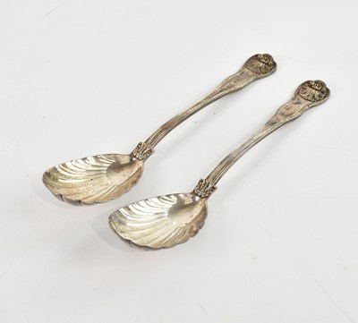 Lot 154 - CHARLES ELEY; a pair of George IV hallmarked...