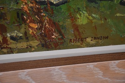 Lot 180 - ROBERT DAWSON (1926-1997); oil on board,...