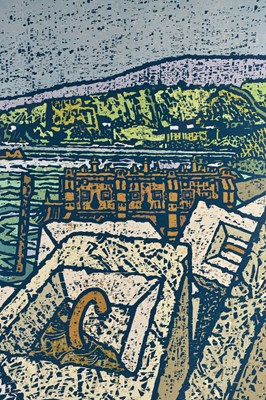 Lot 16 - ANTHONY RATCLIFFE (b.1954); woodcut print,...